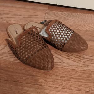 Brown Mules sz 9 Torrid NWT